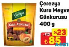 ÇEREZYA KURU MEYVE GÜN KURUSU 400 G ÇEREZYA KURU MEYVE GÜN KURUSU 400 G